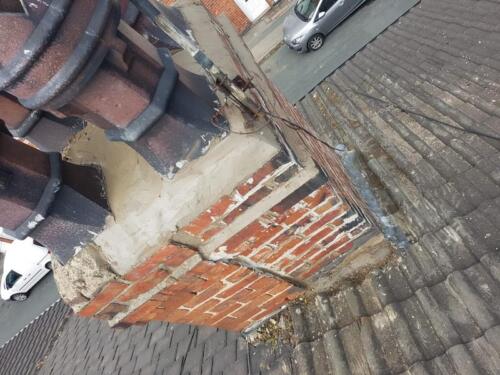 The Restoration of an Old Chimney Stack in Castleford, Yorkshire