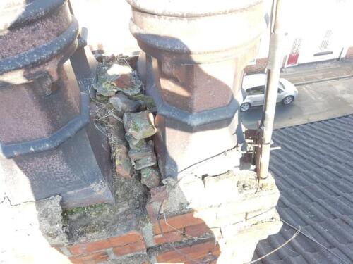 The Restoration of an Old Chimney Stack in Castleford, Yorkshire