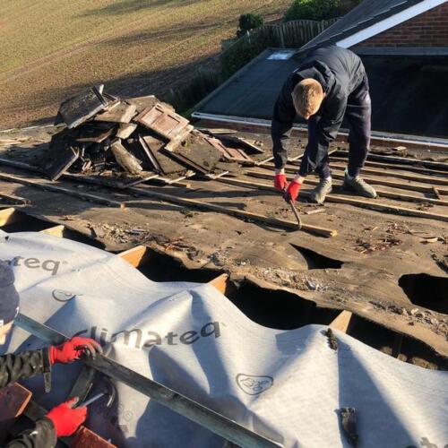 Wakefield Roofing Repair Project